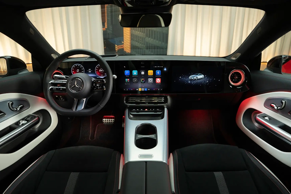 novo-cla-interior mercedes benz cla eletrico interior