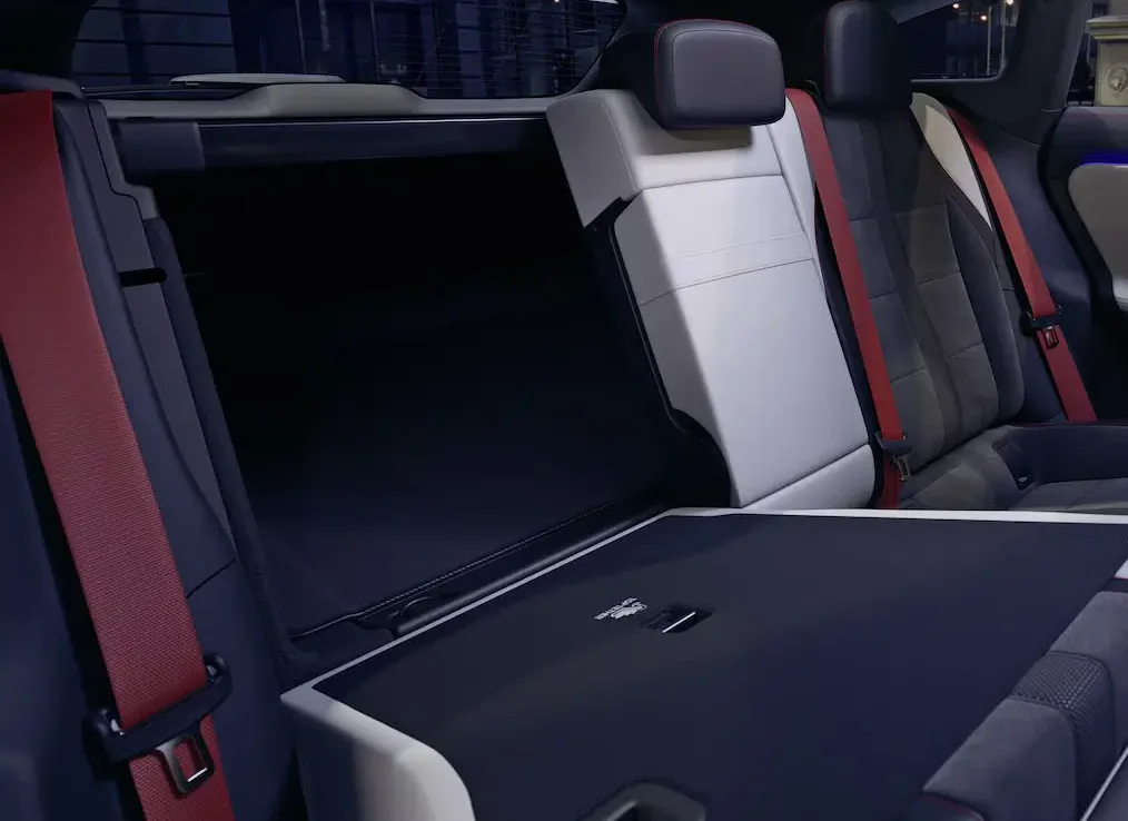 Vista interior dos bancos da Mercedes-benz shooting brake elétrica