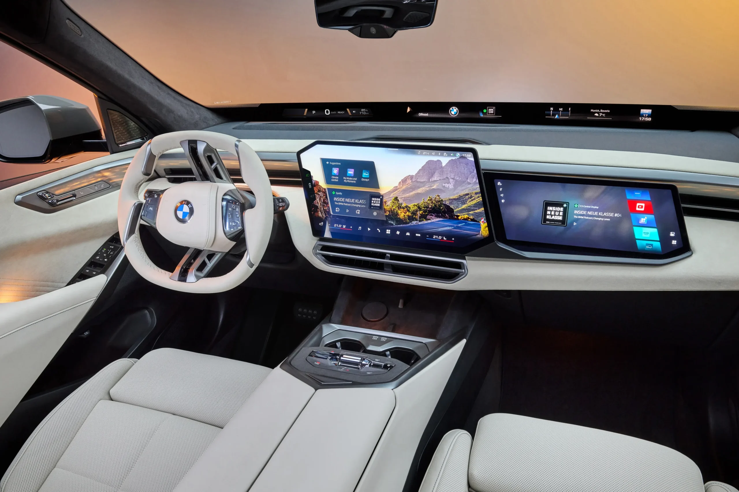 Vista interior do BMW X5