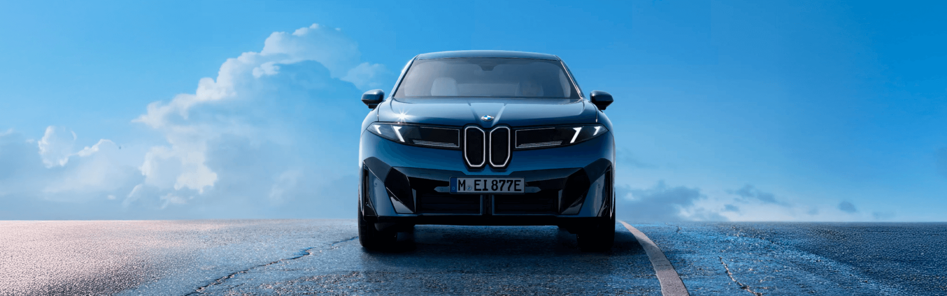 BMW ix3 visto de frente