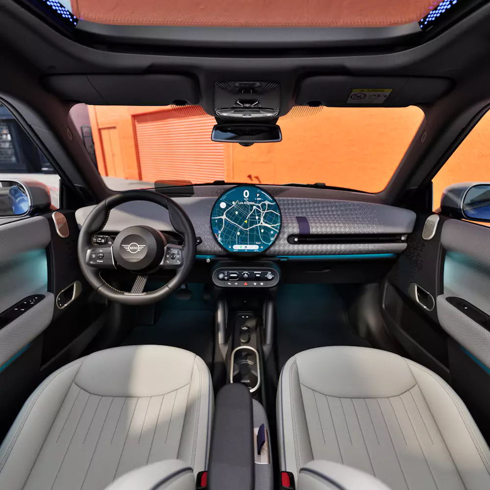 interior-mini-cooper-electric interior do MINI Cooper elétrico