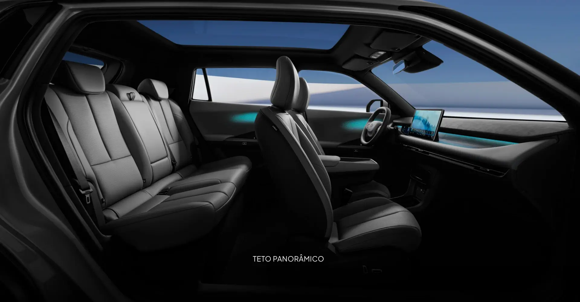 Vista interior do Dongfeng Vigo