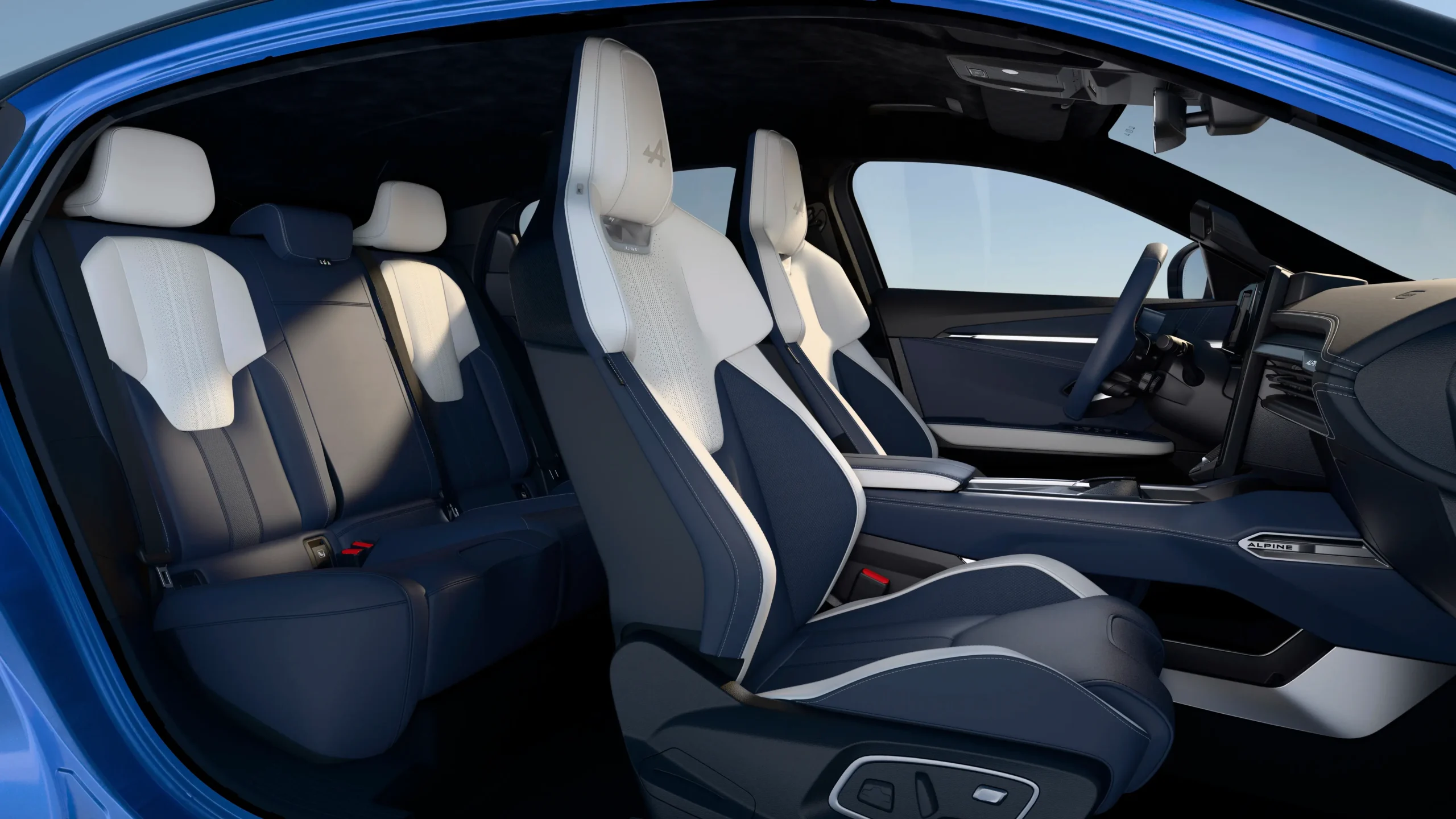 Vista interior do Alpine A390