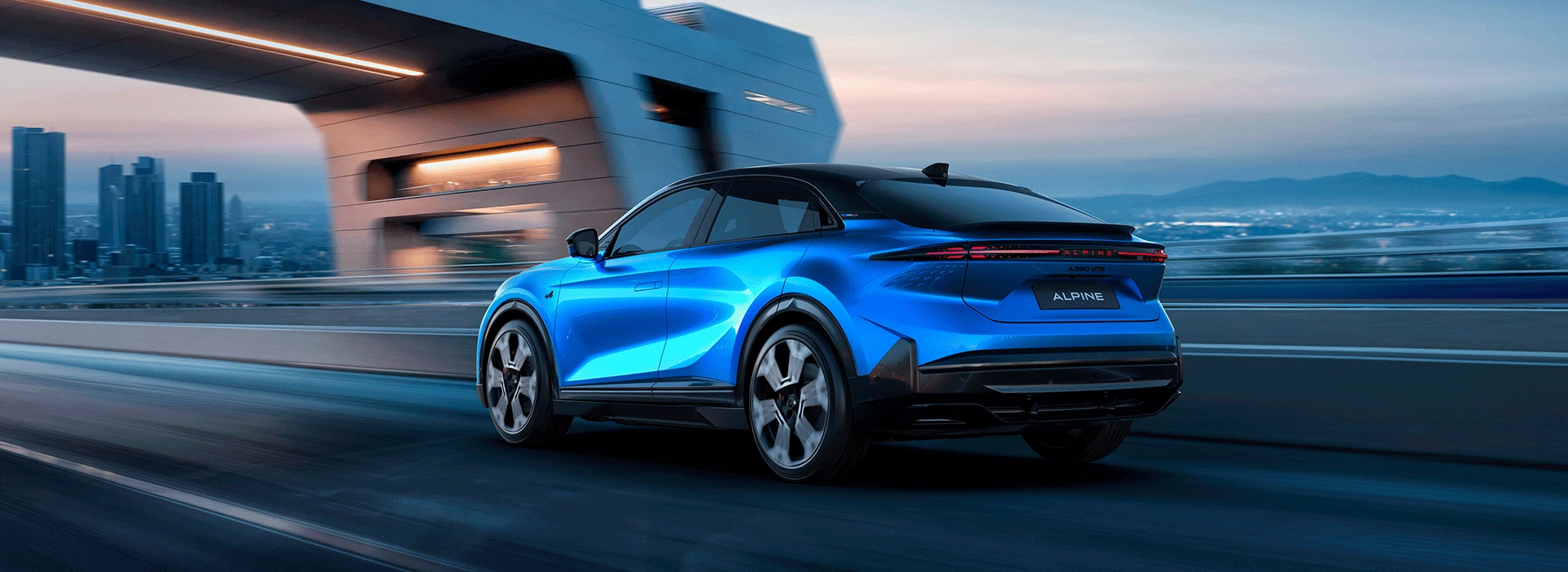 Alpine-A390-GTS Alpine A390 GTS azul de lado
