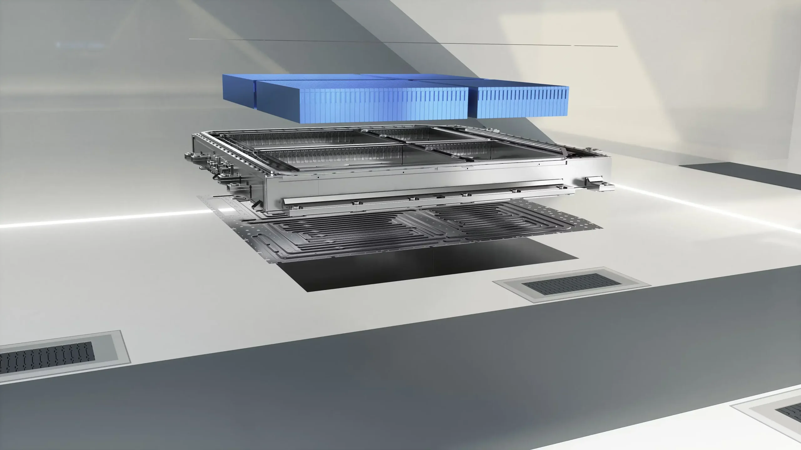Ilustração da engenharia do Geely E5