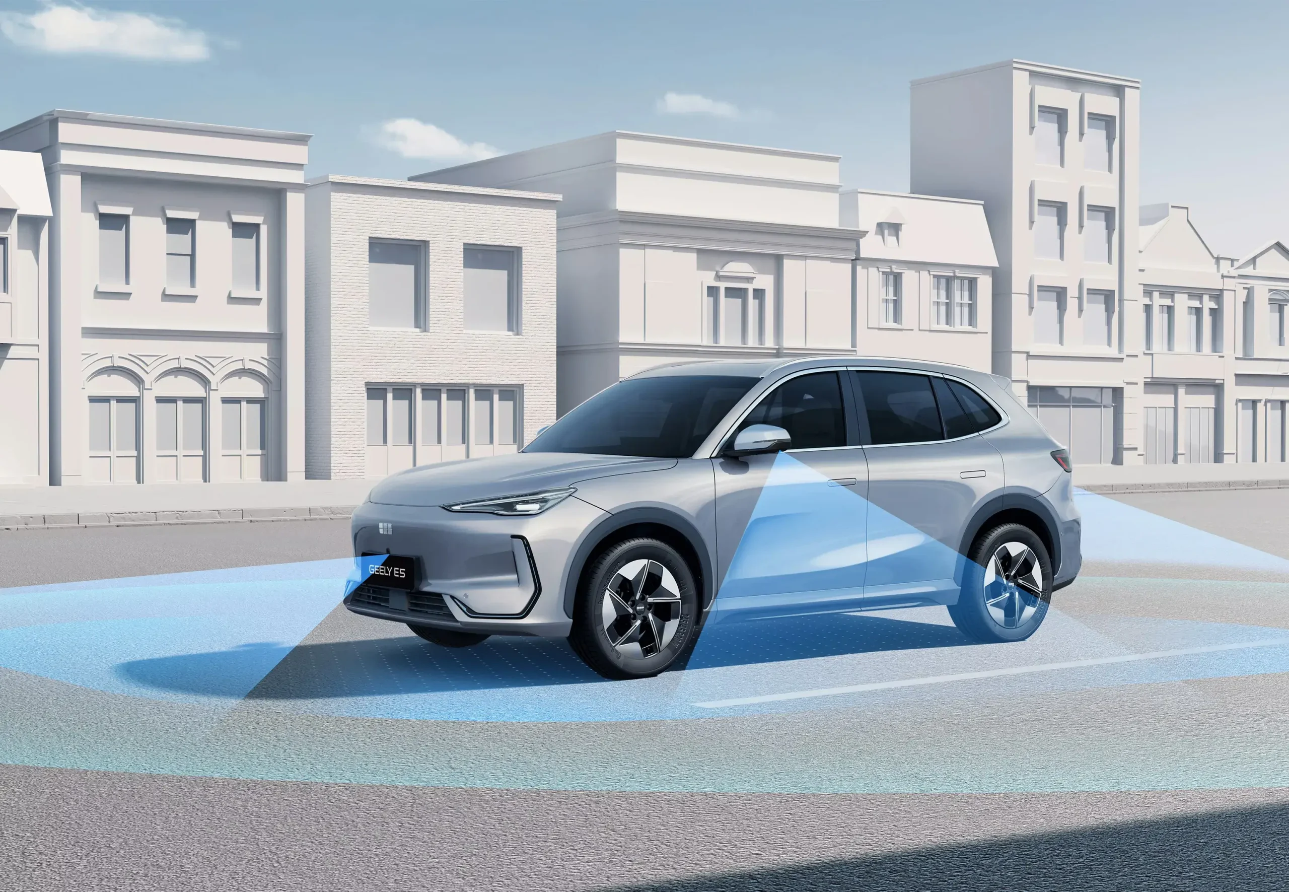 Sistema de segurança do Geely E5