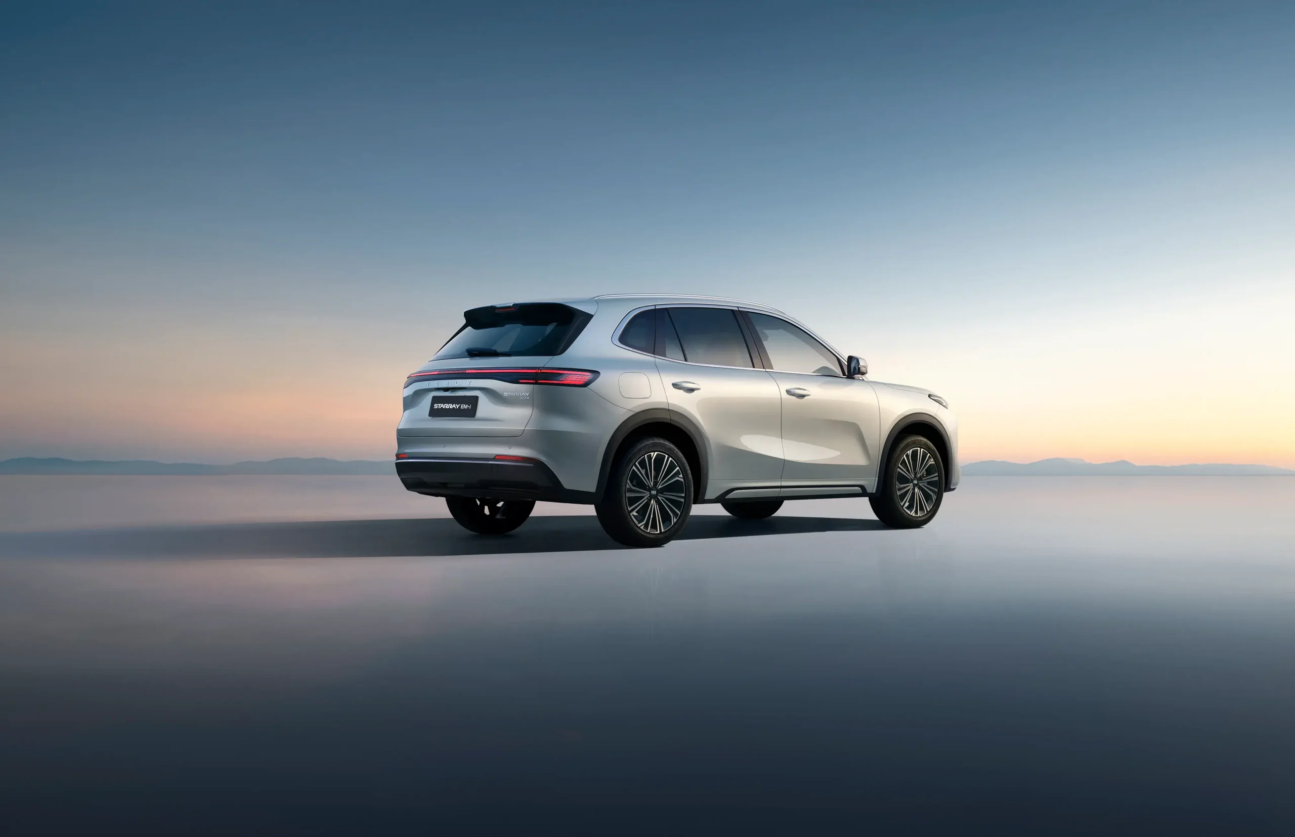 Vista traseira do Geely Starray EM-i