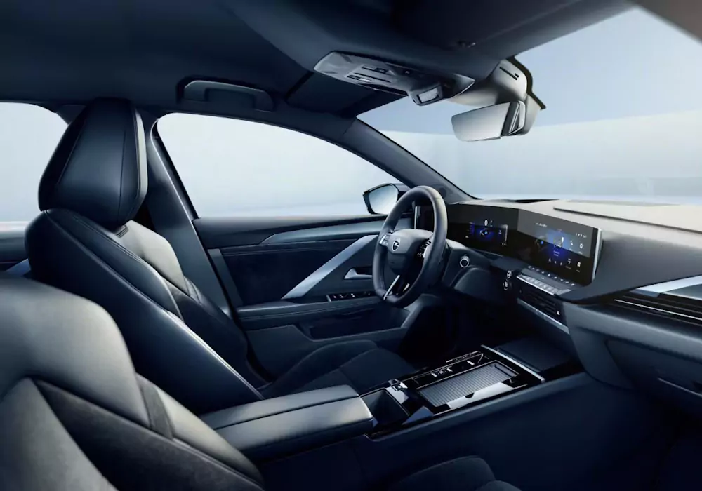 Novo Opel Astra interior