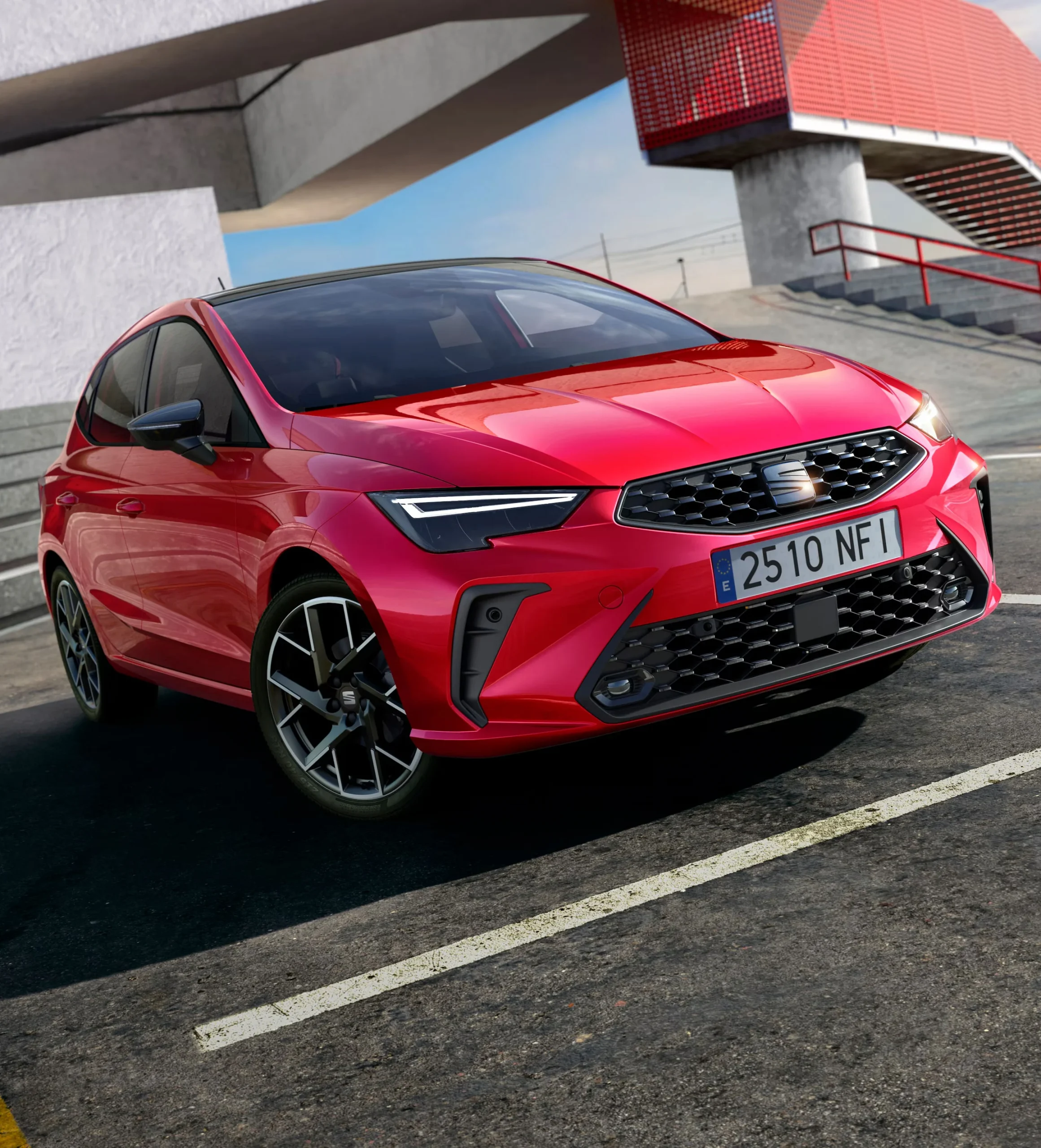 SEAT Ibiza vermelho
