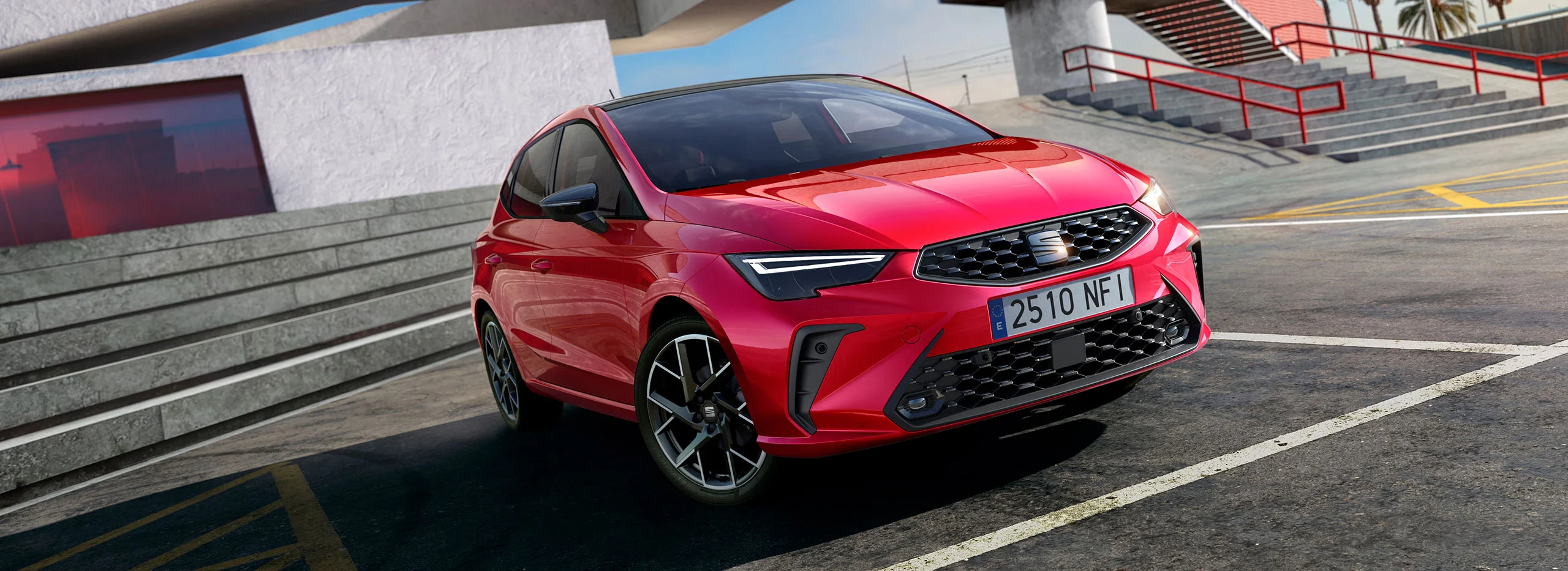 SEAT Ibiza vermelho
