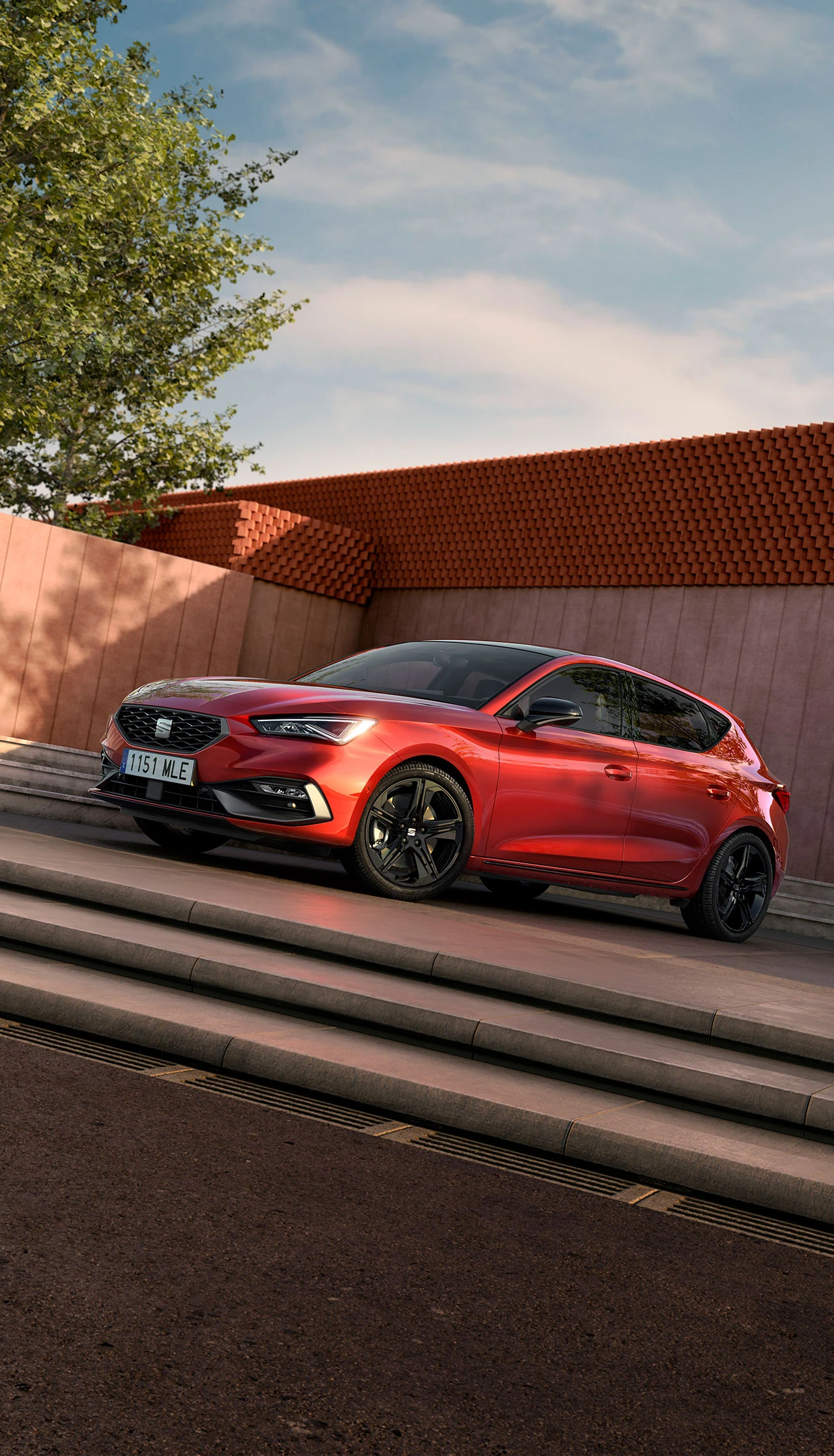 SEAT Leon Back Edition visto de 3/4 frente