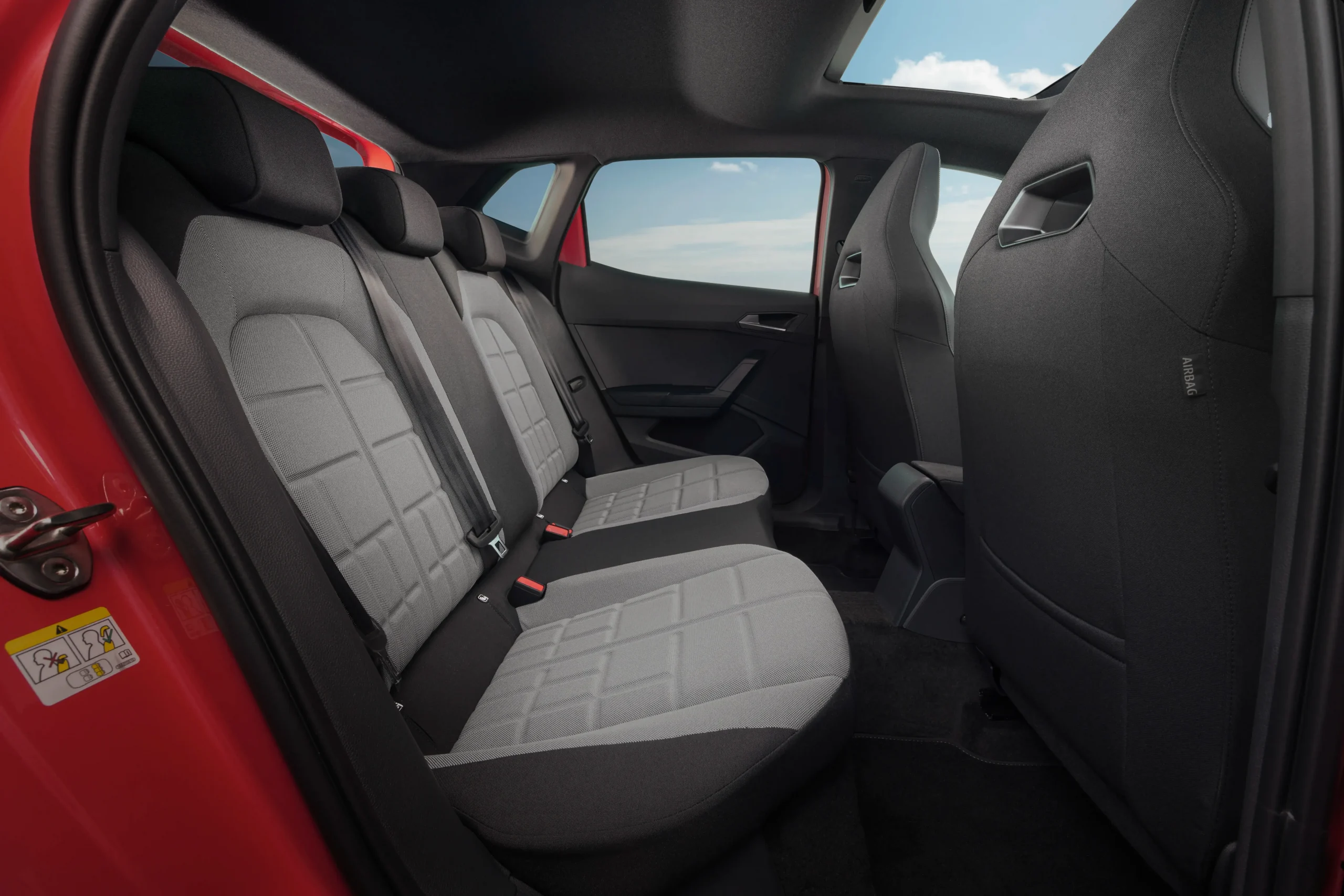 Vista interior do SEAT Ibiza