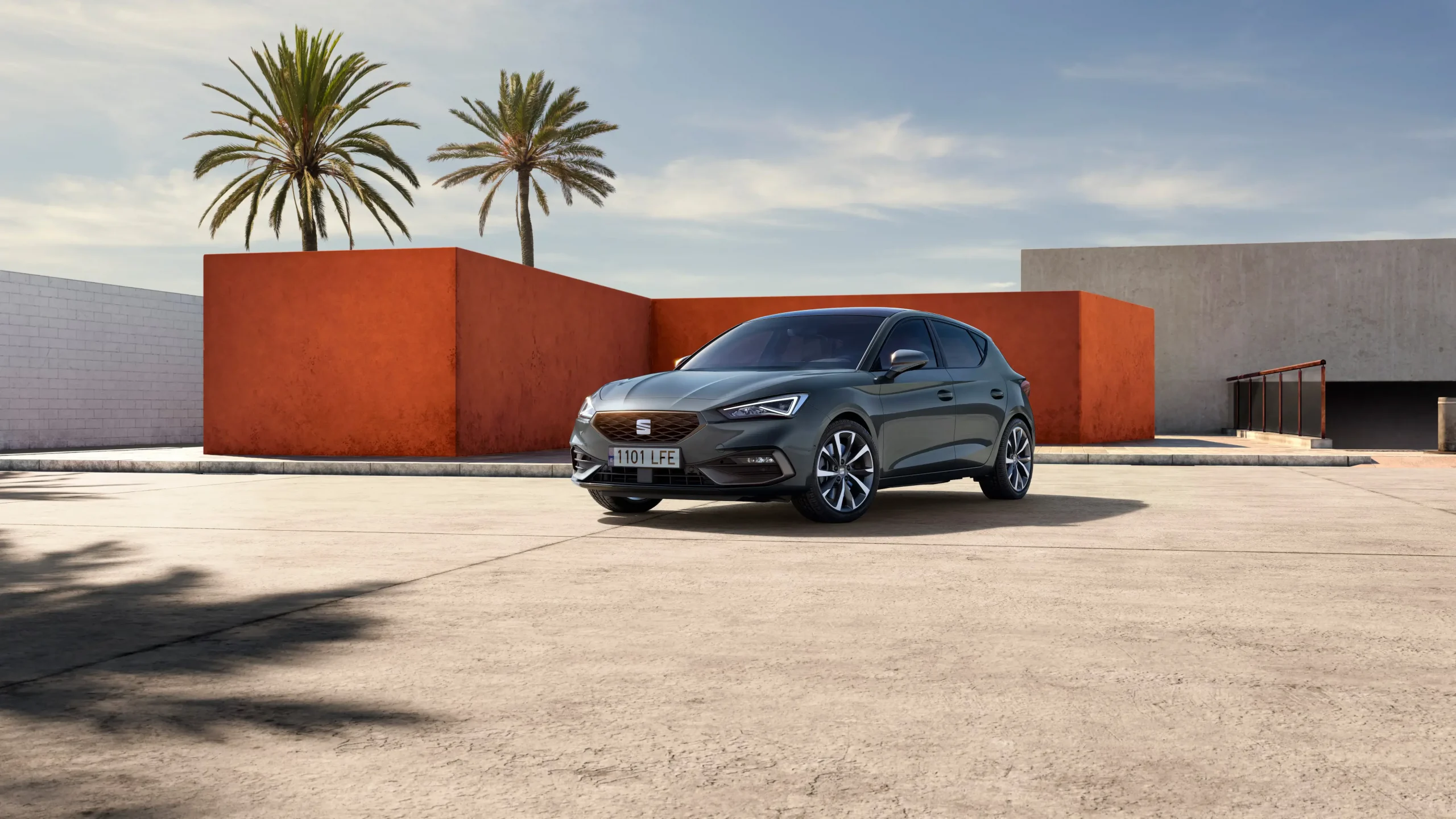 SEAT Leon visto de 3/4 frente